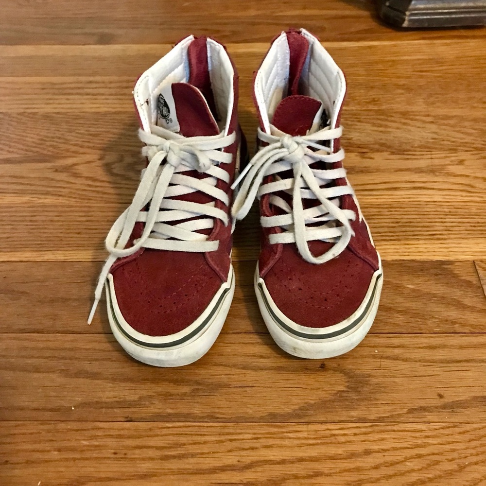 Vans zip-up hi-tops